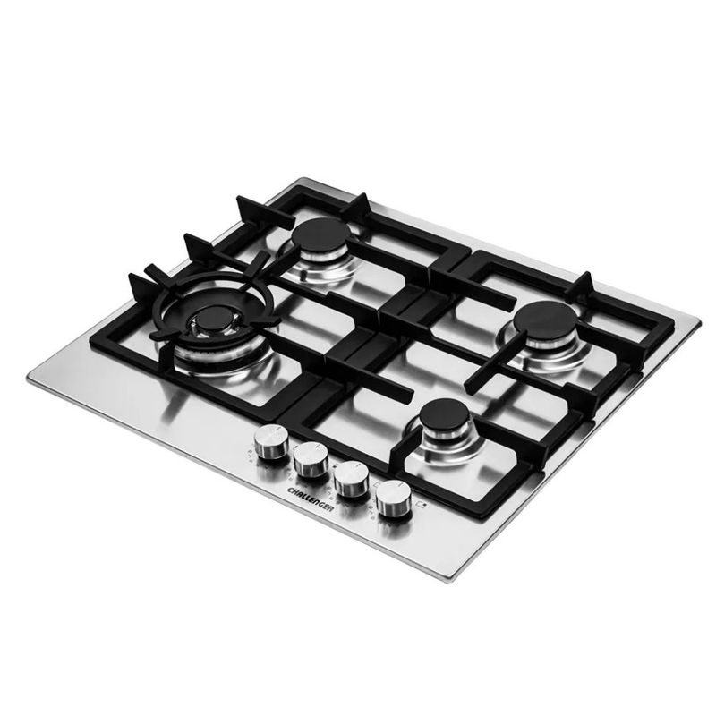 CHALLENGER - Estufa CHALLENGER 60 cm 4 Puestos Gas Natural SV-6860 Gris