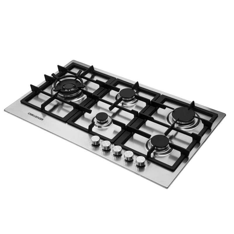 CHALLENGER - Estufa CHALLENGER 86 cm 5 Puestos Gas Natural SV-6886 Inox