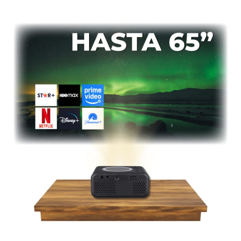 JALTECH - Mini Proyector JALTECH USB JAL-YT300 Black