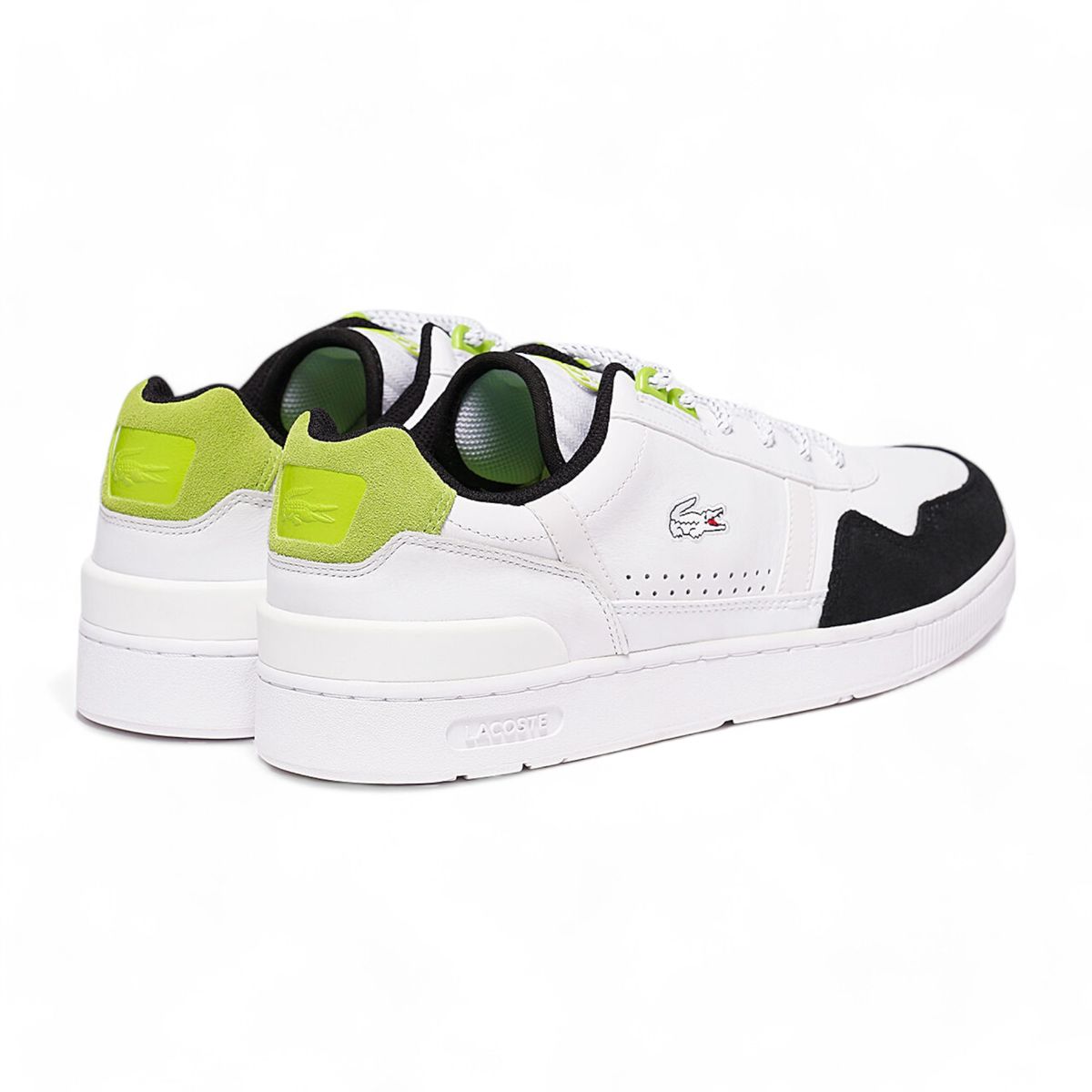 LACOSTE - Zapatilla Hombre Lacoste Edición T-clip A0076 100% Original Negro/8.5 US