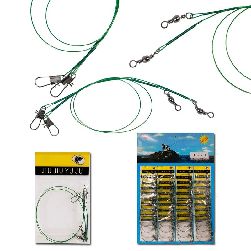 GENERICO - Linea De Lideres De Pesca x 40 Unidades