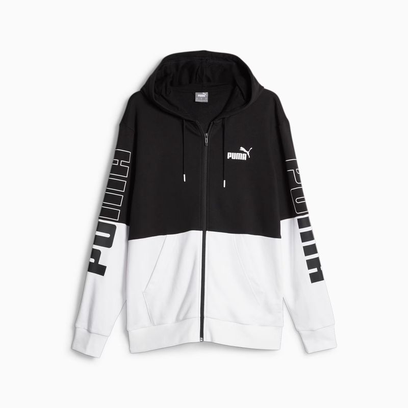 PUMA - BUZO CON CAPOTA PUMA POWER COLORBLOCK 676763-01
