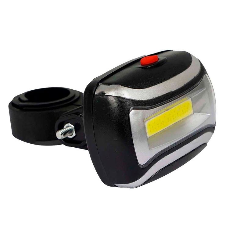 GENERICO - Luz Delantera Para Bicicleta Led Cob Con Soporte
