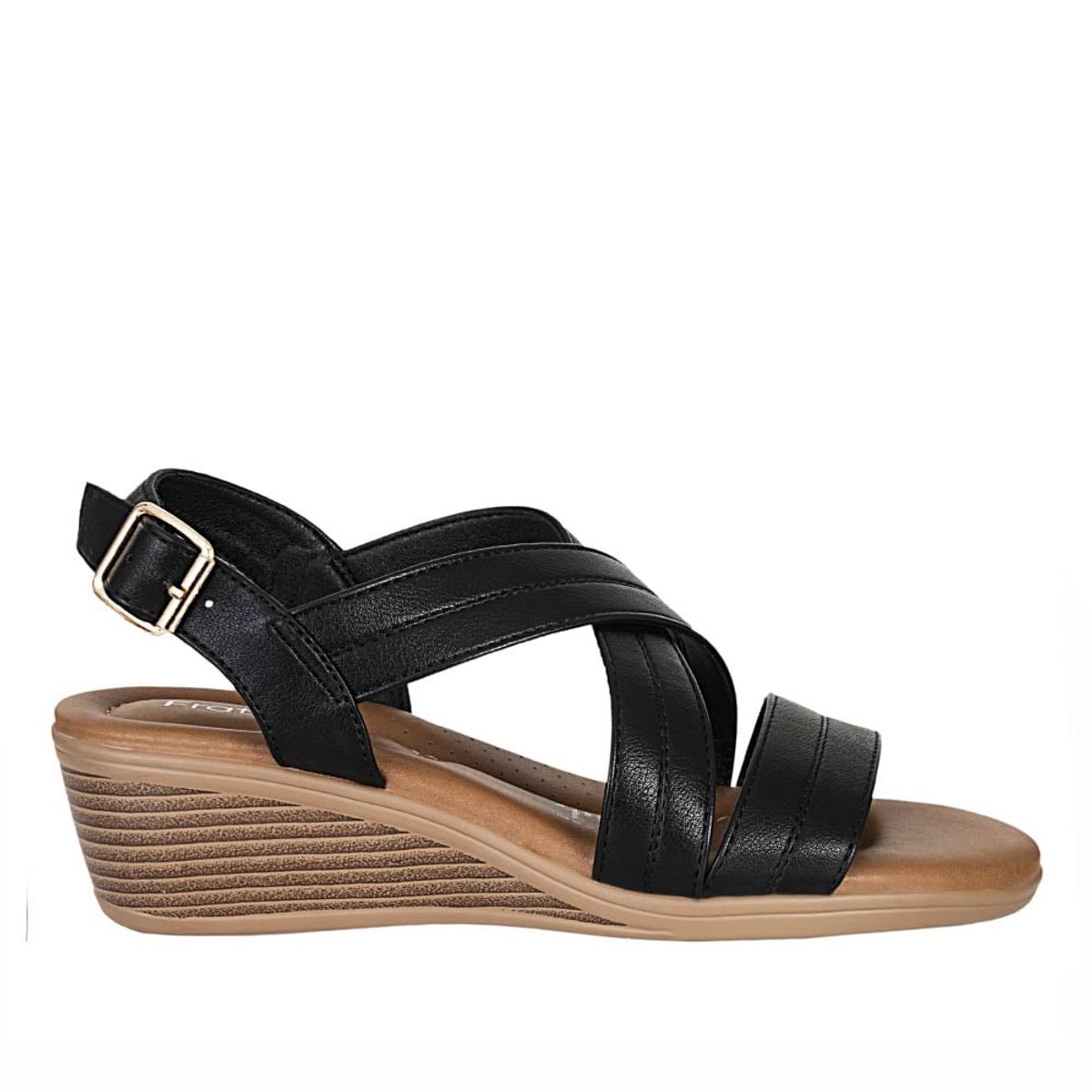 FRATTINI - Plataforma de Mujer marca FRATTINI en Color NEGRO   SANDH3T9282-2