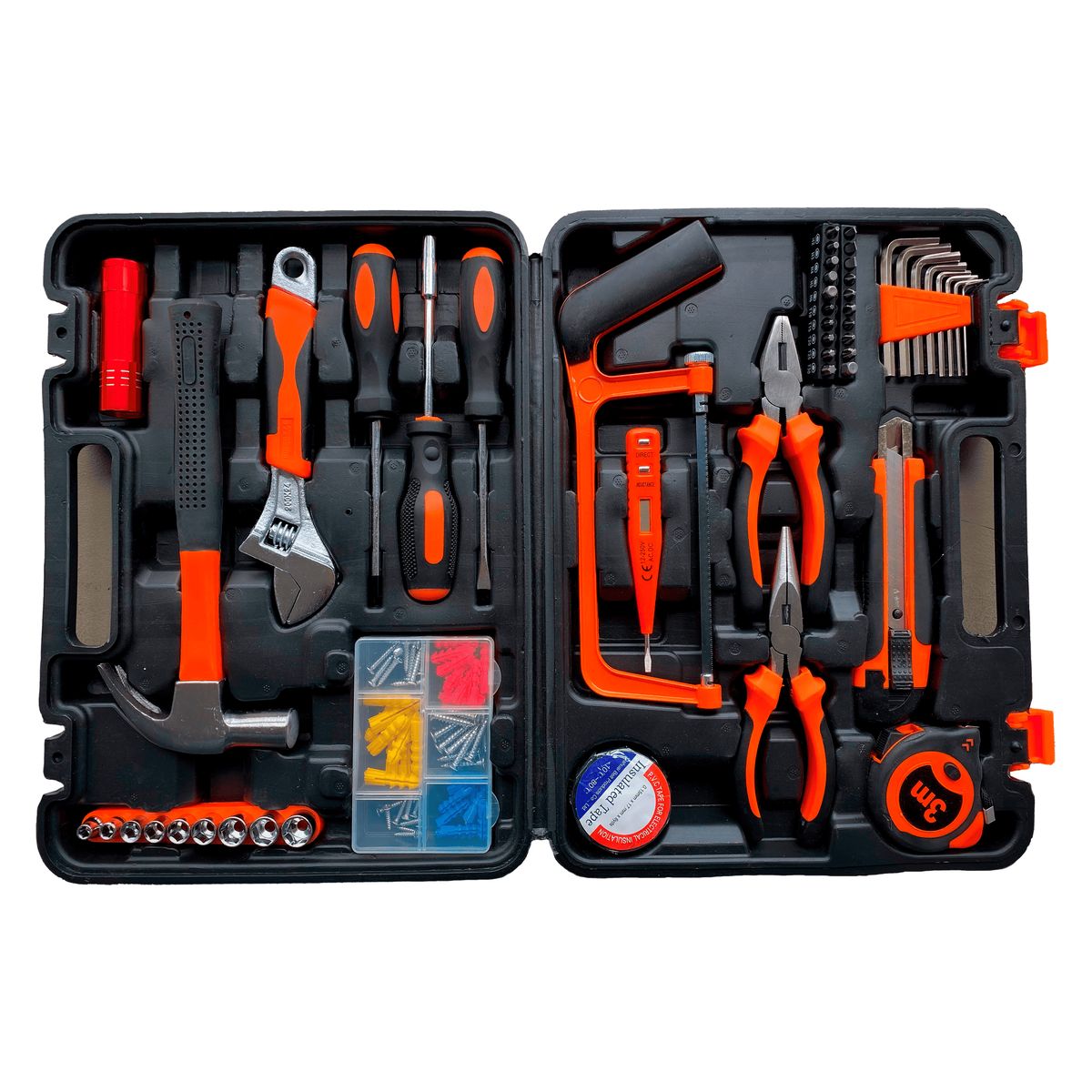 MERTEC - Kit de Herramientas Mertec 113 piezas MT028B  Negro