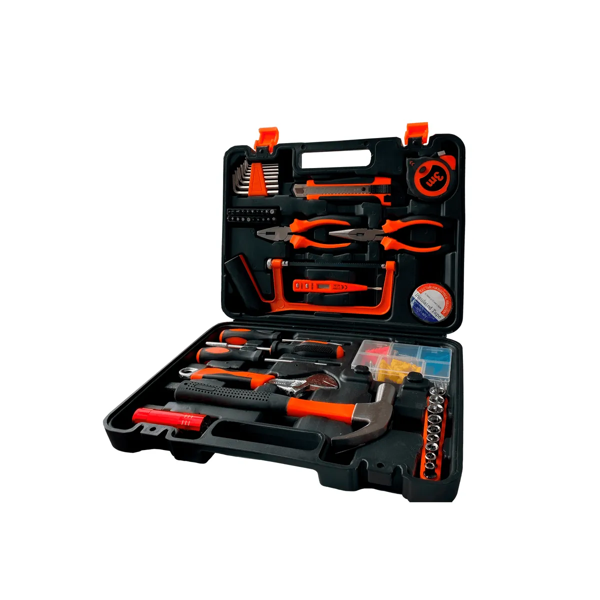 MERTEC - Kit de Herramientas Mertec 113 piezas MT028B  Negro