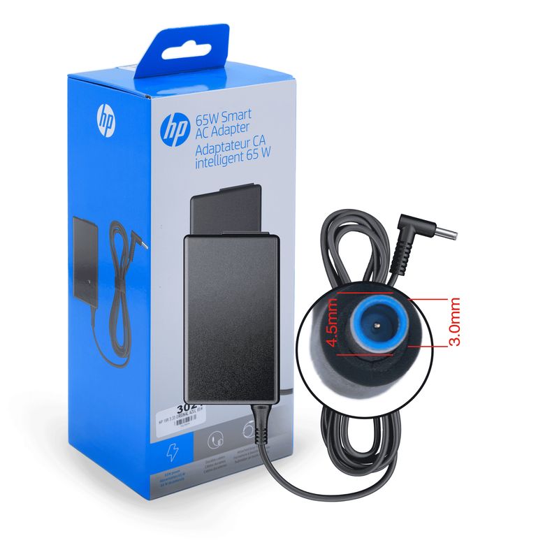 HP - Cargador HP Original 19V 333A punta Azul 65W