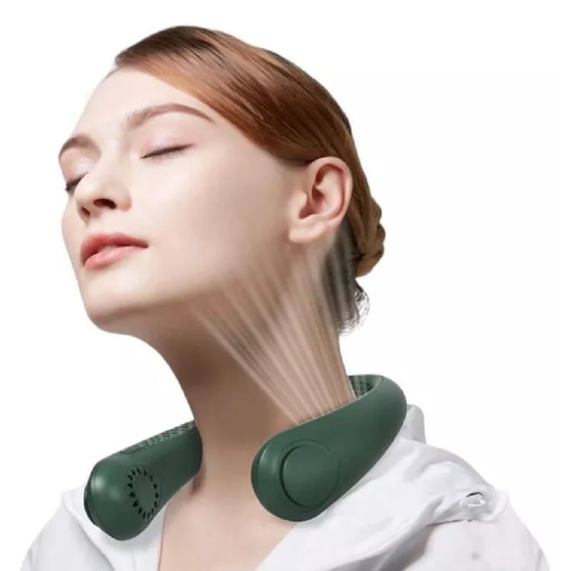 GENERICO - AUDIFONOS VENTILADOR VENTILADOR DE CUELLO RECARGABLE USB