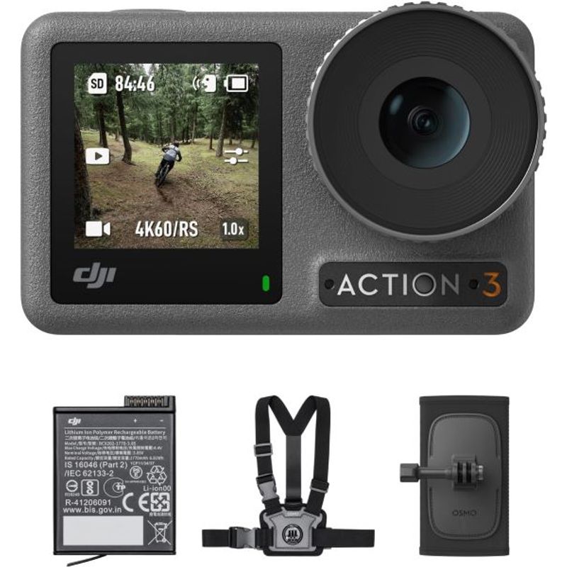 DJI - CÁMARA DJI OSMO ACTION 3 COMBO