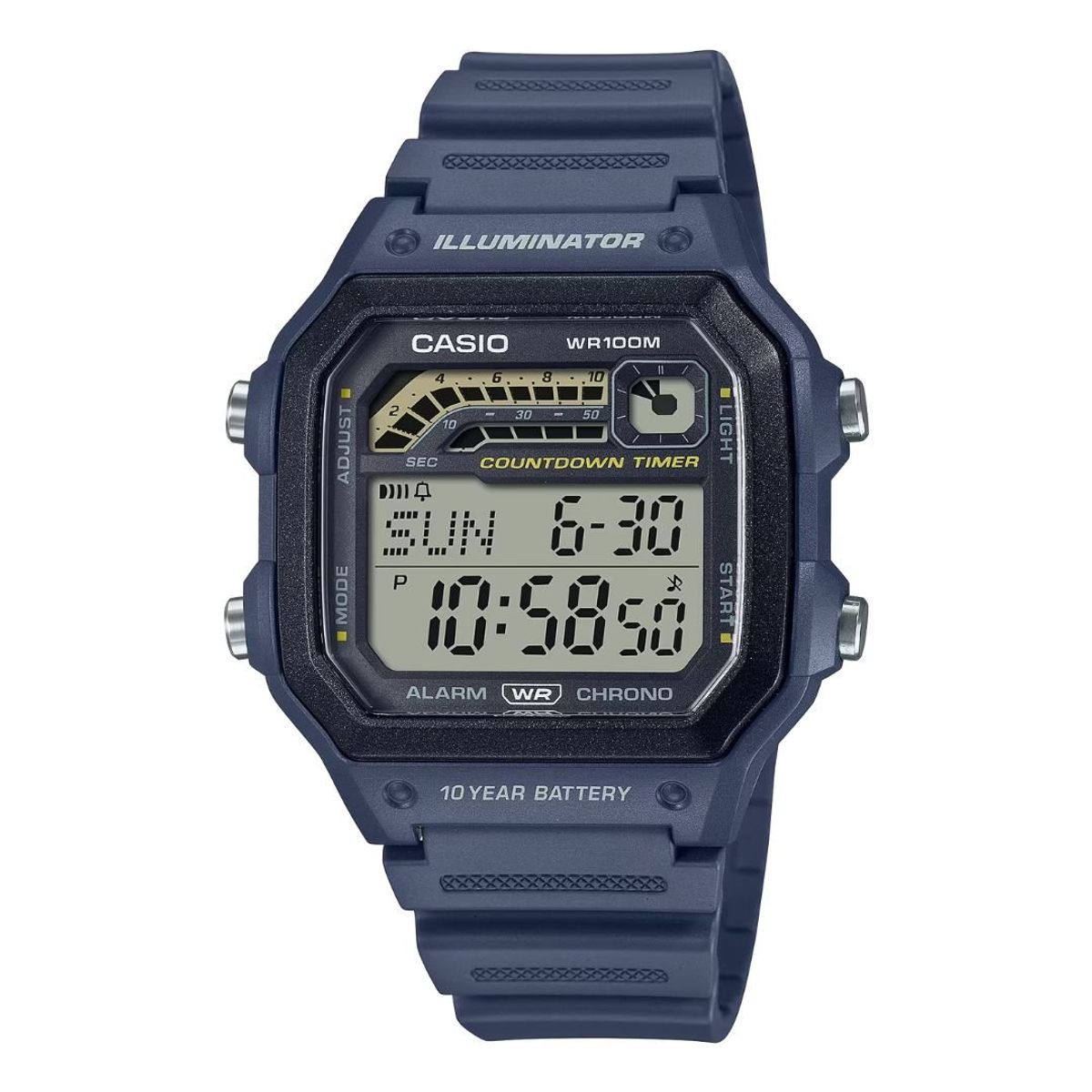 CASIO - Reloj Casio WS-1600H-2A Diseño Deportivo
