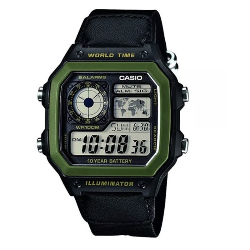 CASIO - Reloj Casio AE-1200WHB-1B Diseño Deportivo