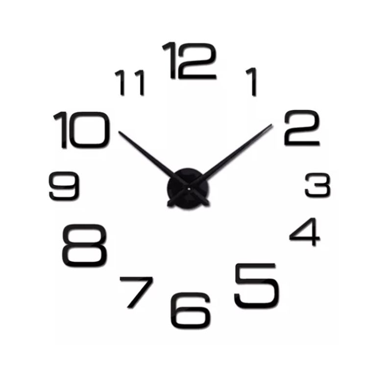 INNOVA - Reloj De Pared Decorativo Adhesivo 3d Clasic