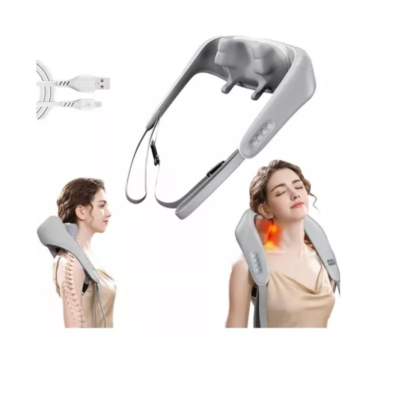 INNOVA - Masajeador De Cuello Espalda Recargable Calor Premium