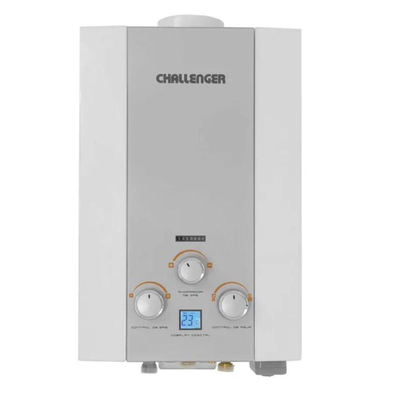 CHALLENGER - Calentador de Agua GN 8Lt 120V Tiro Natural CHALLENGER 7082