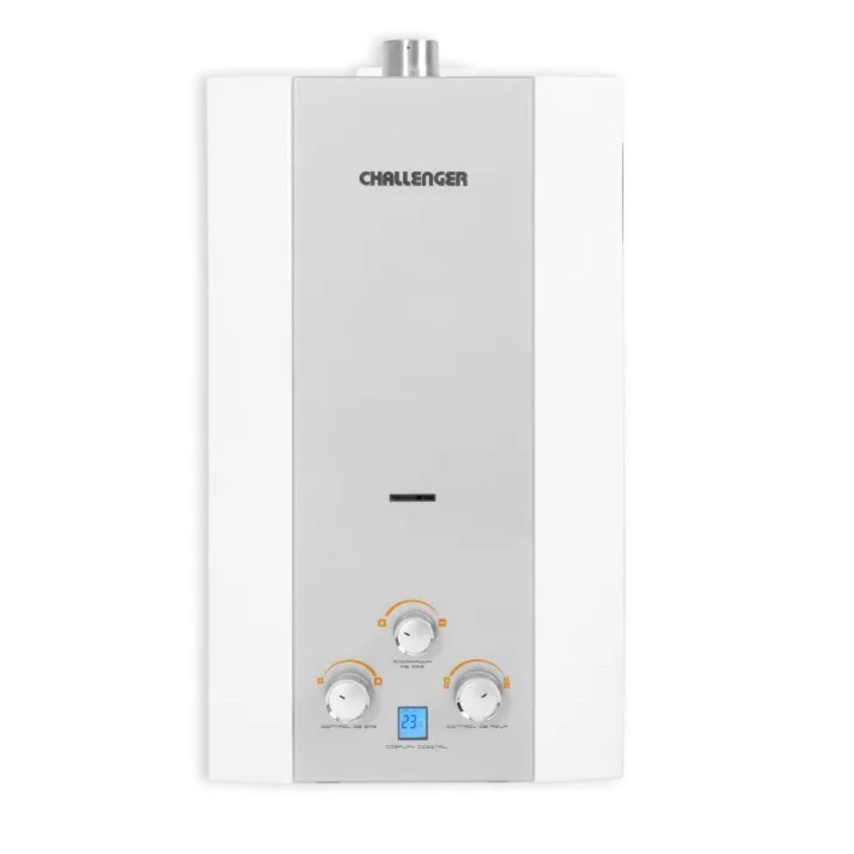 CHALLENGER - Calentador de Agua GN 10Lt 120V Tiro Forzado CHALLENGER 7104