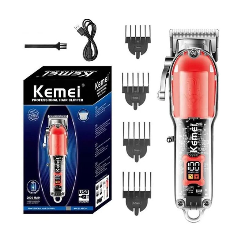 KEMEI - Maquina Cortadora De Cabello KEMEI KM 246 Profesional Air Clipper