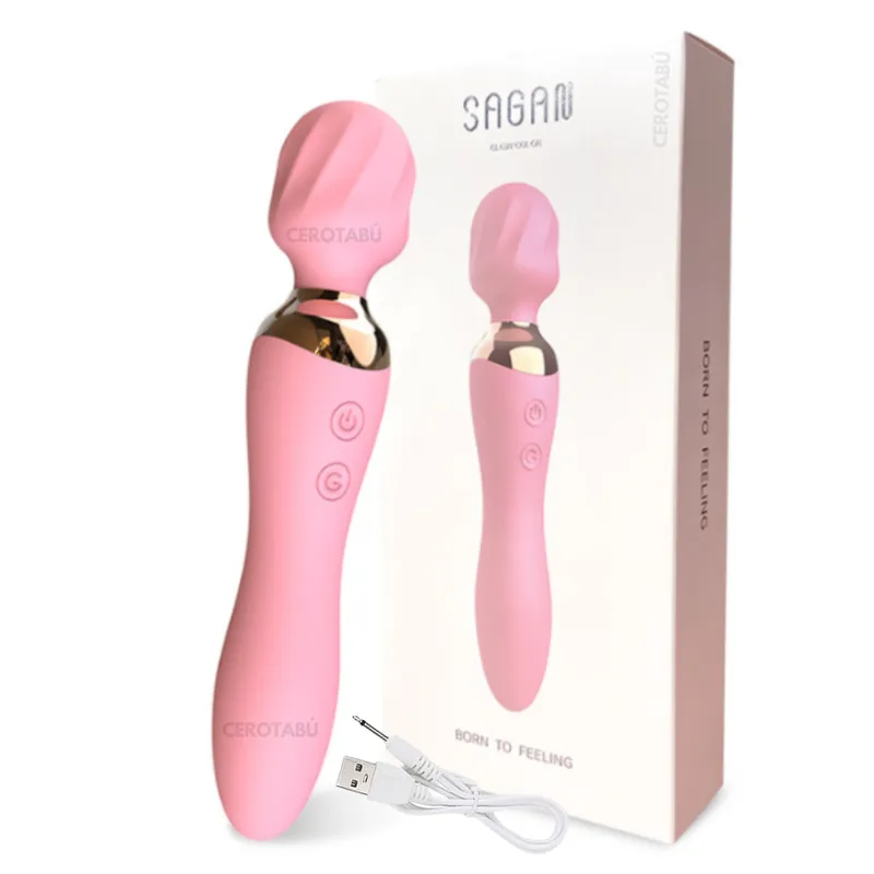 GENERICO - Vibrador Clásico Masajeador De Clítoris Térmico Hitachi 2 En 1