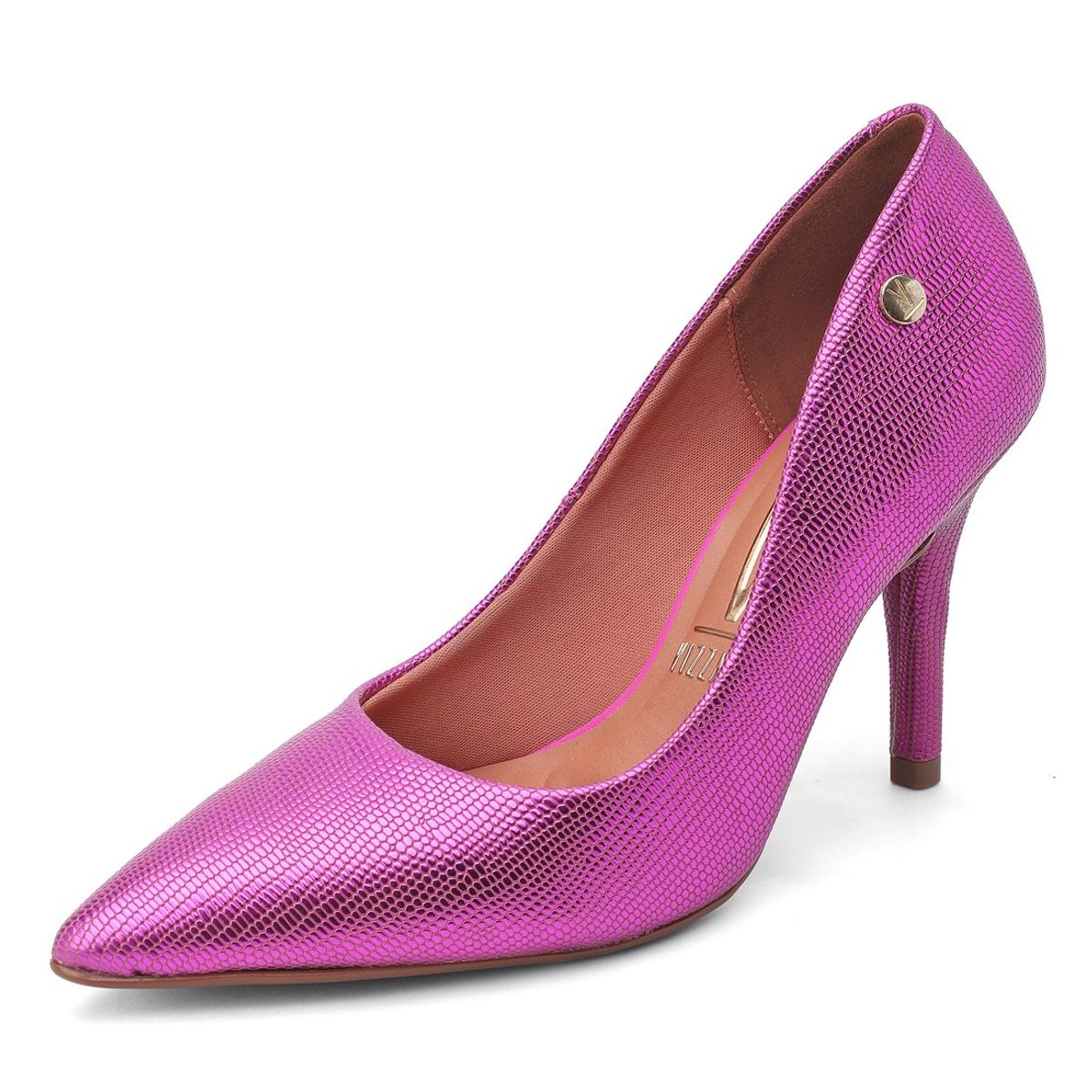 VIZZANO - Tacón Alto Rosa Metalizado VIZZANO