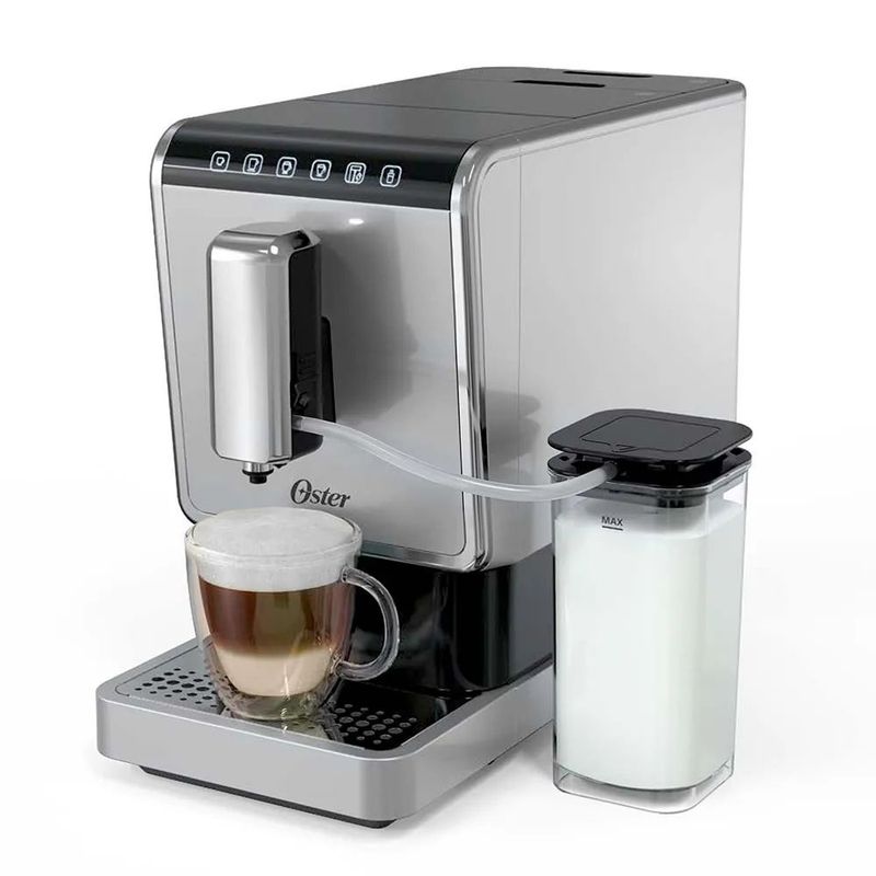 OSTER - Cafetera OSTER Automática 20 Bares 2146375 Plateada