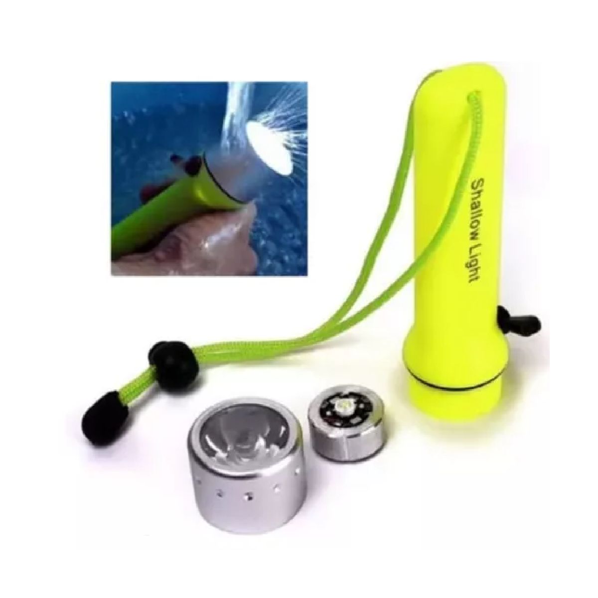 GENERICO - LINTERNA ACUATICA IMPERMEABLE SUMERGIBLE PARA BUCEADORES