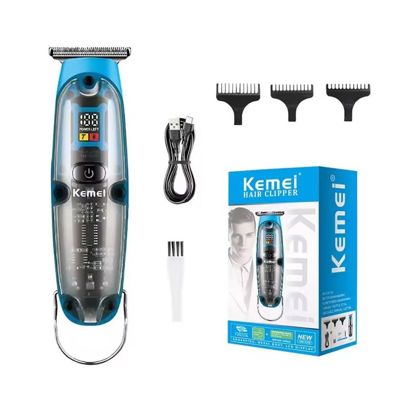 KEMEI - Kemei Patillera recargable para hombre profesional para barbería 2258