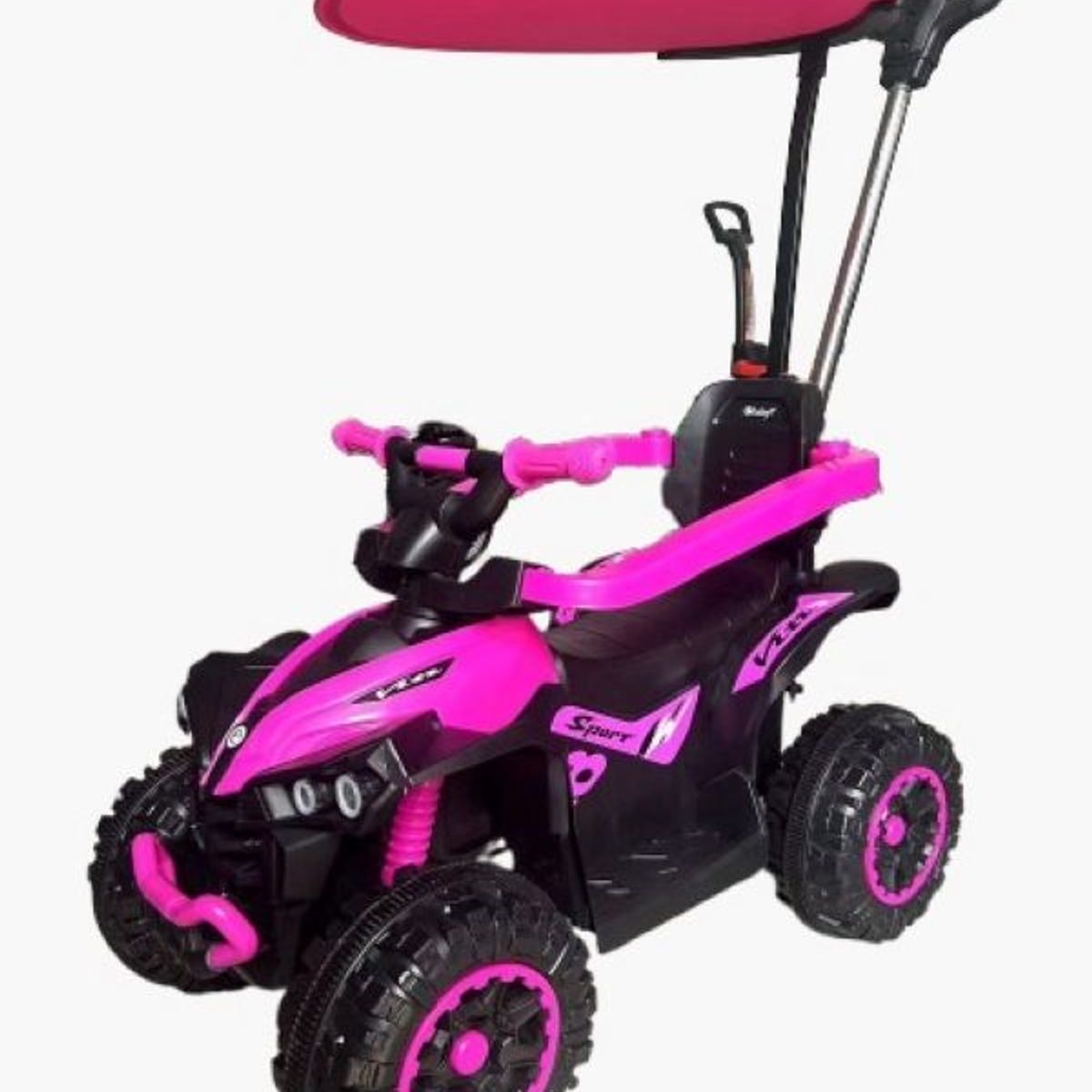 GENERICO - Carro Cuatrimoto Para Niños Musical Luces Bluetooth Usb Guía