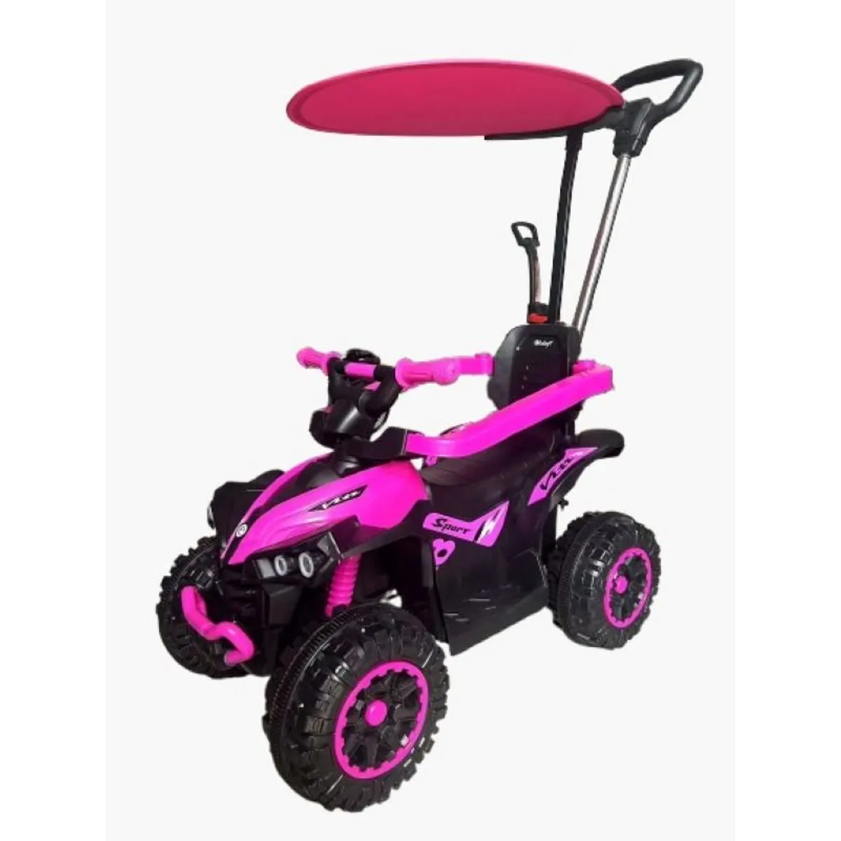 GENERICO - Carro Cuatrimoto Para Niños Musical Luces Bluetooth Usb Guía