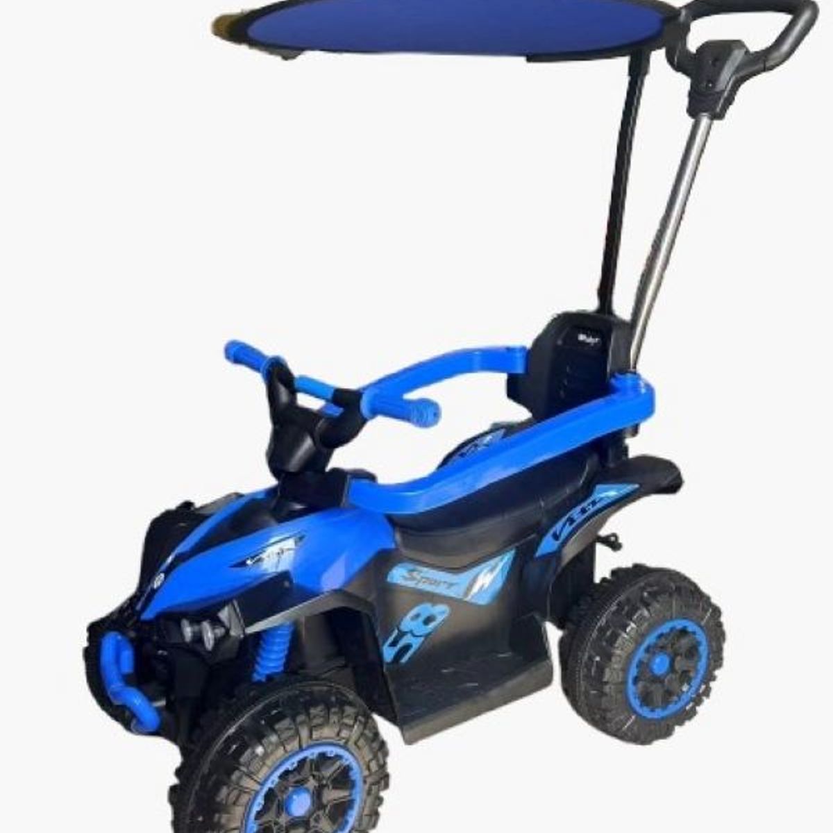 GENERICO - Carro Cuatrimoto Para Niños Musical Luces Bluetooth Usb Guía