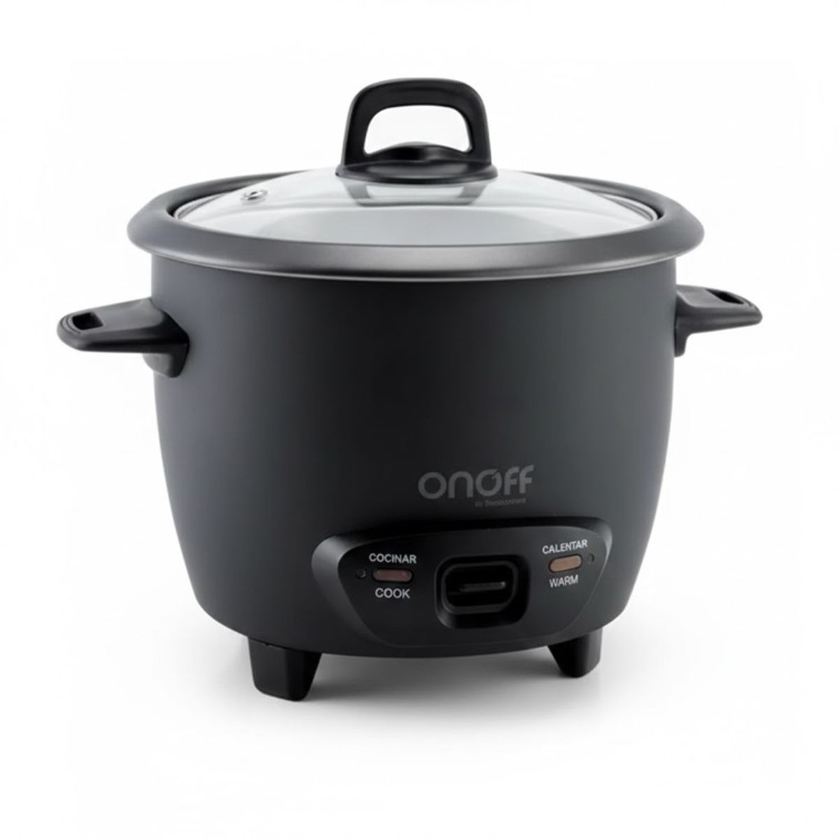 PLUS SOLUTIONS - Olla Arrocera OnOff de 1 Libra Negra RP1550