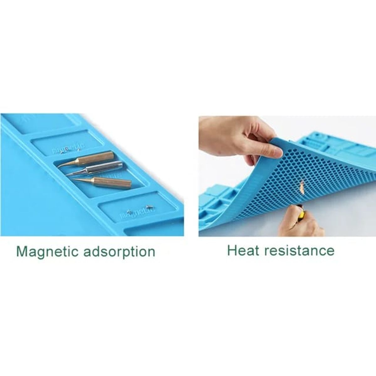 GENERICO - Tapete Antiestático Reparación Electrónica Magnético Steren Color Azul