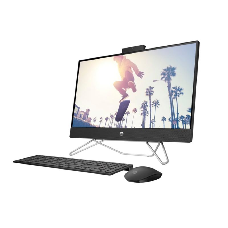 HP - AIO HP 24-CB1028LA - INTEL CORE I5 1235U - 8GB DDR4 - SSD 512GB - PANTALLA 238 - LINUX  NEGRO