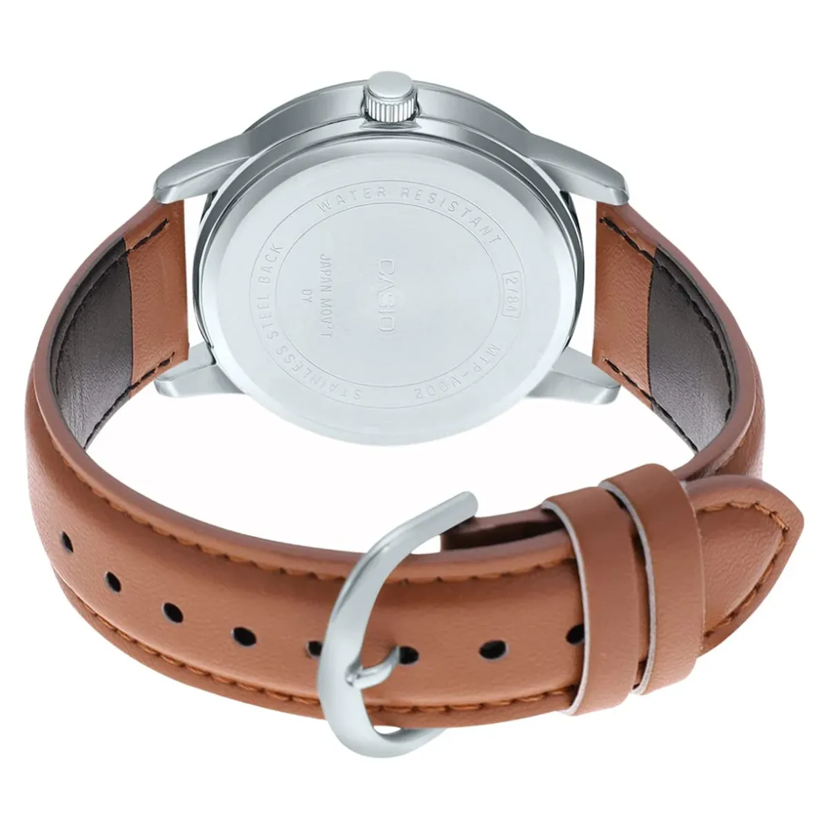 CASIO - Reloj Casio mtp-v005l-2b5udf Original En Cuero - Marron