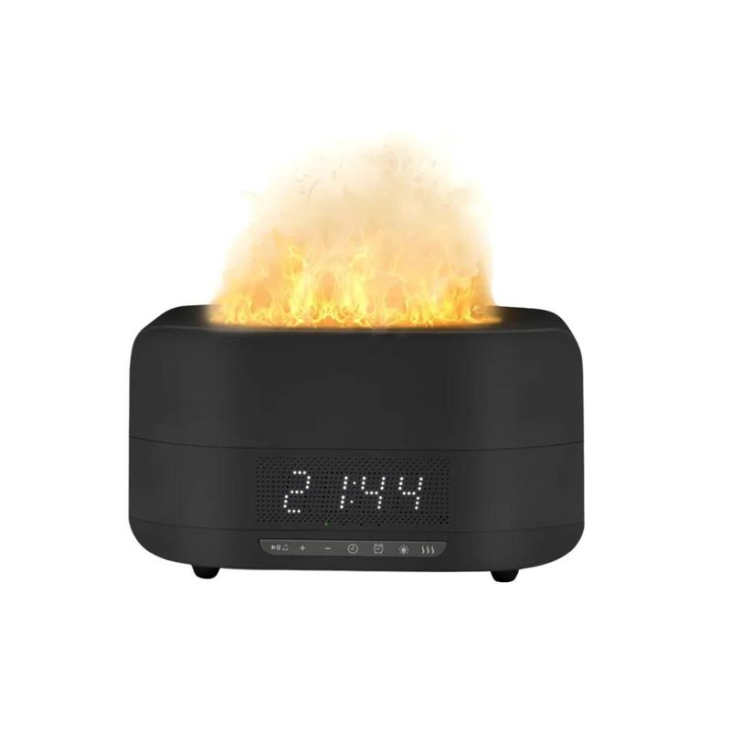 GENERICO - Reloj Humificador Fogata Parlante Bluetooh Inteligente