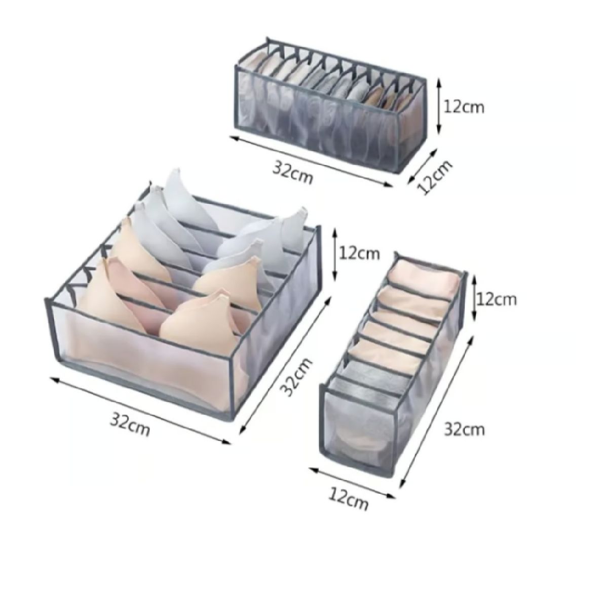 GENERICO - ORGANIZADOR CLASFICIADOR DE ROPA PARA CAJONES