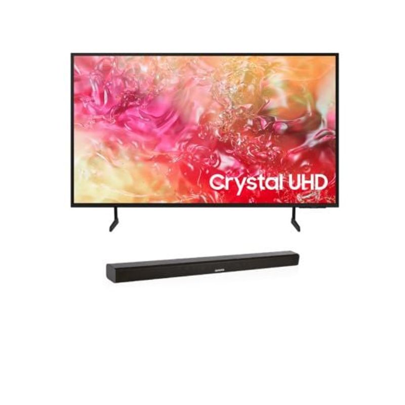 SAMSUNG - Televisor Samsung 43 Pulgadas DU7000 Led  + Barra de sonido Aiwa AWSBH1