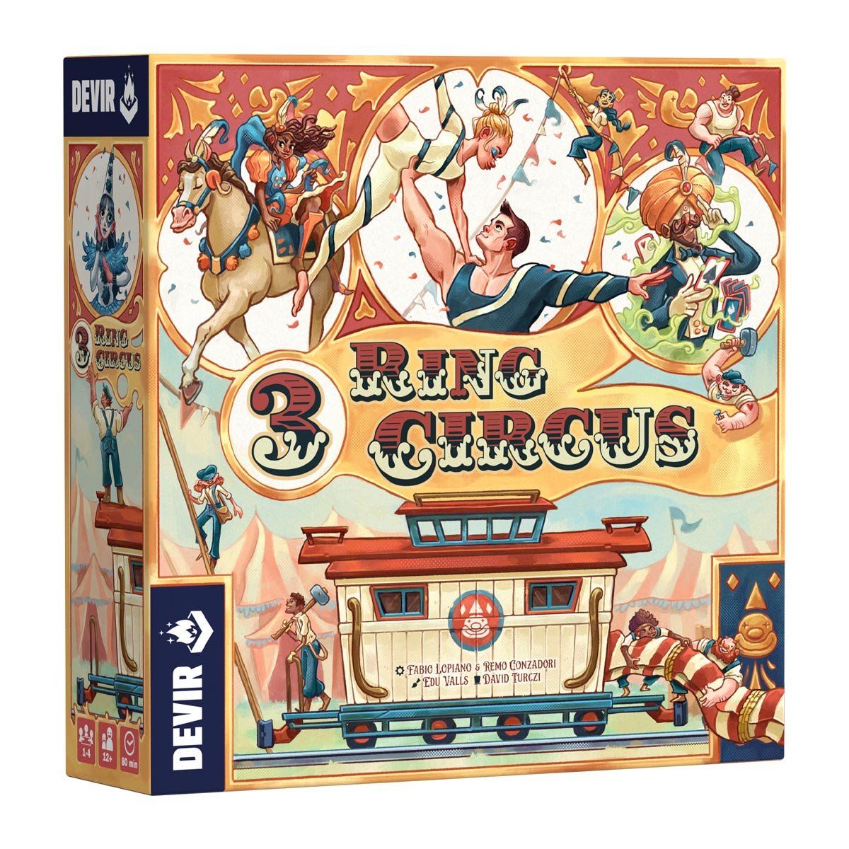 DEVIR - Juego De Mesa 3 Ring Circus Devir Para Niños Adultos