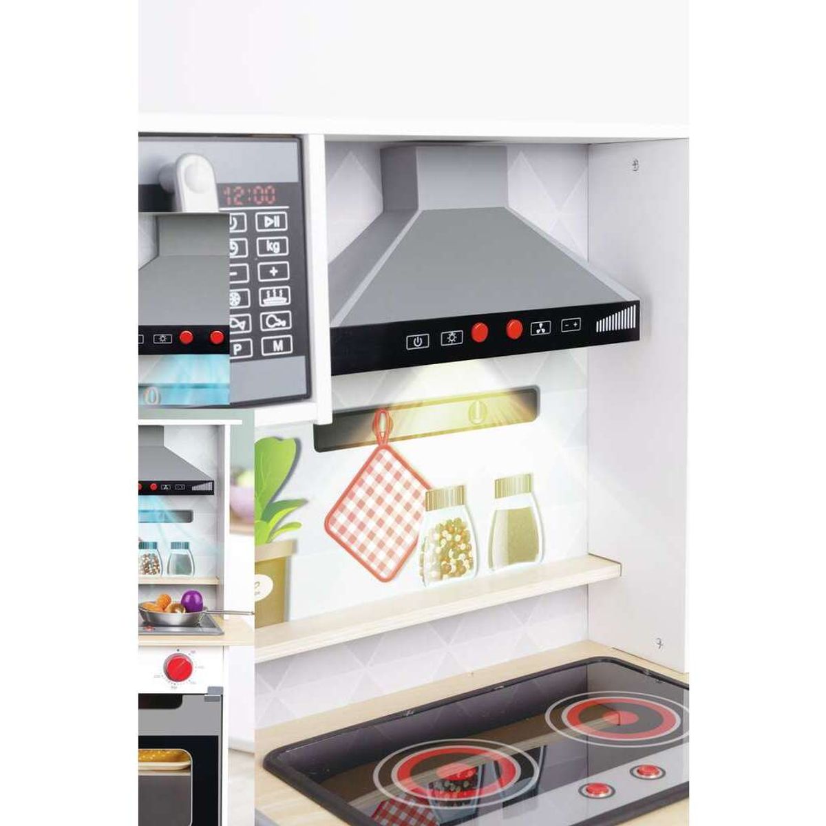 HAPE - Cocina De Juguete Para Niños Con Luces Y Sonido En Madera