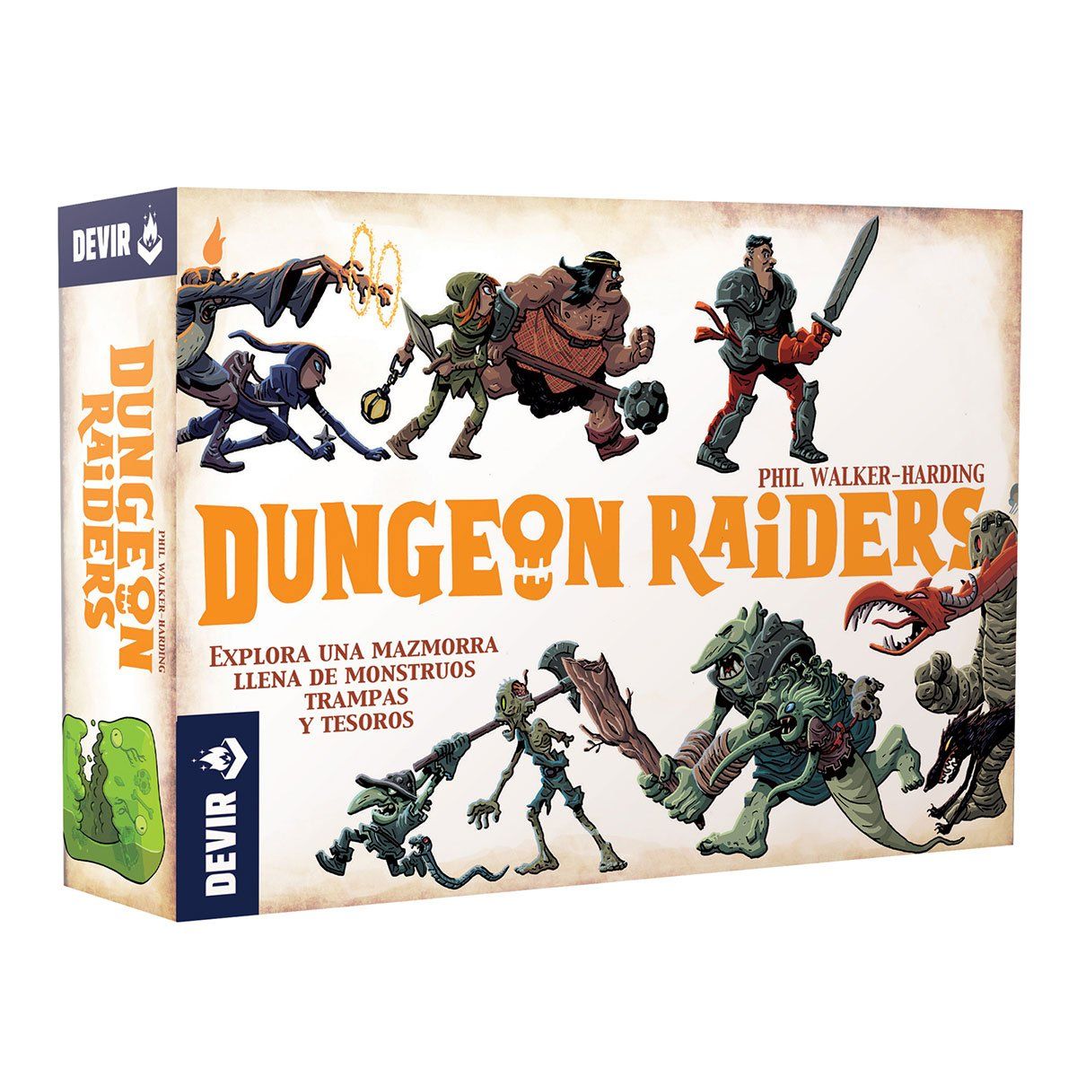 DEVIR - Juego De Mesa Dungeon Raiders 2da Edición Para Niños Adultos