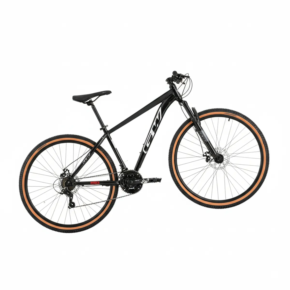 GW - BICICLETA MTB MONKEY ALUMINIO GW NEGRO GRIS