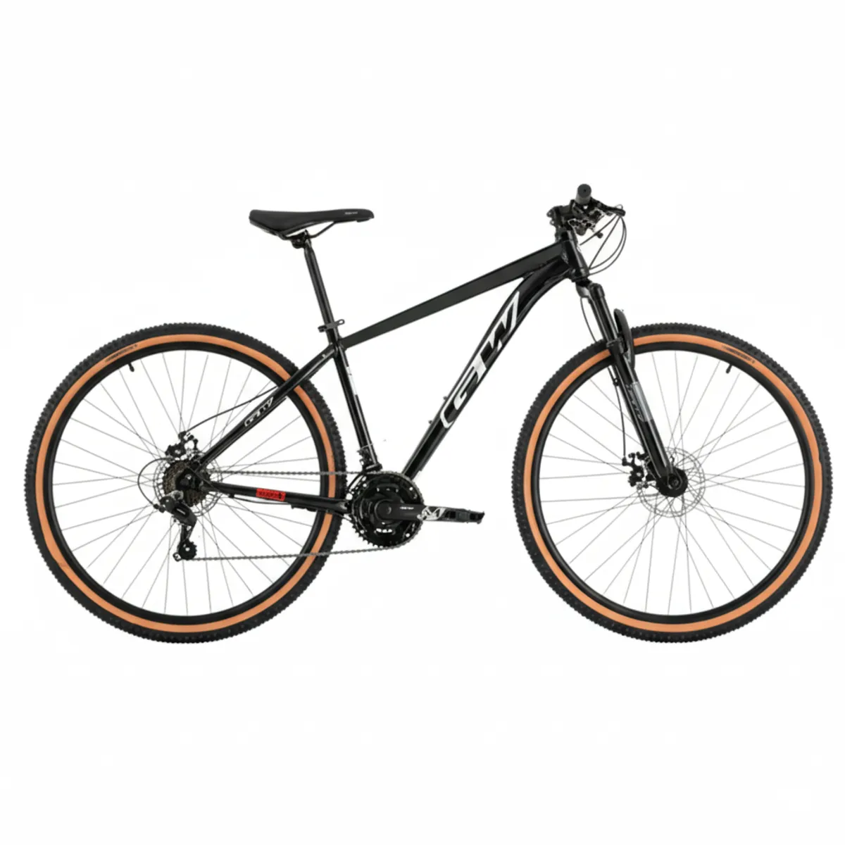 GW - BICICLETA MTB MONKEY ALUMINIO GW NEGRO GRIS