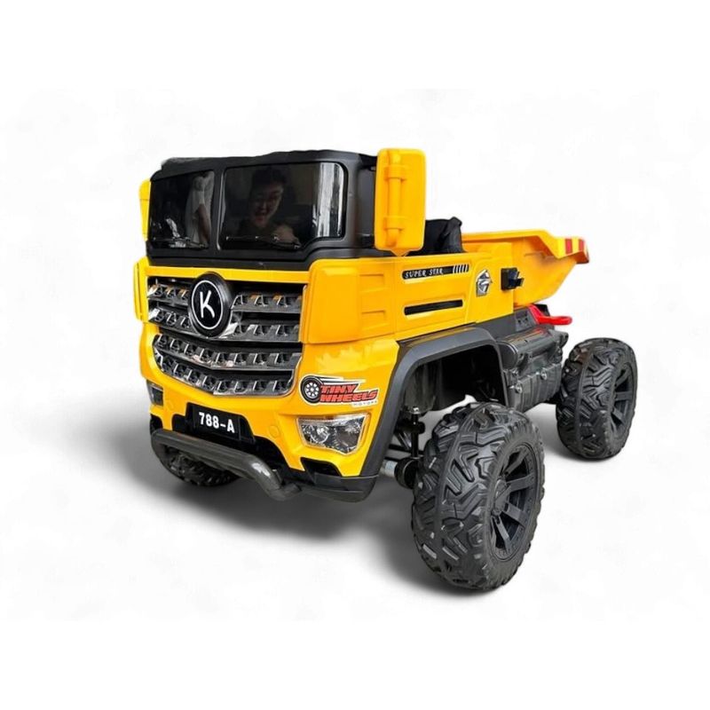 GENERICO - Volqueta Minera Carro Infantil Electrico Montable Maquinaria