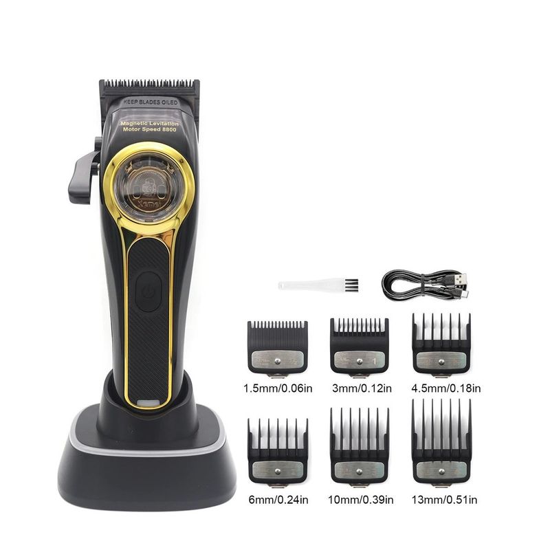 KEMEI - Maquina Cortadora De Pelo Original Kemei KM-2373 Cargador De Base