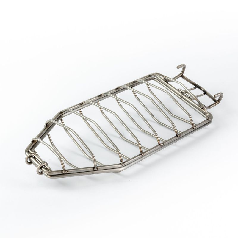 MESA GRILLS - Accesorio Para Pescados Para Asador en Acero Inoxidable 42x30 cm