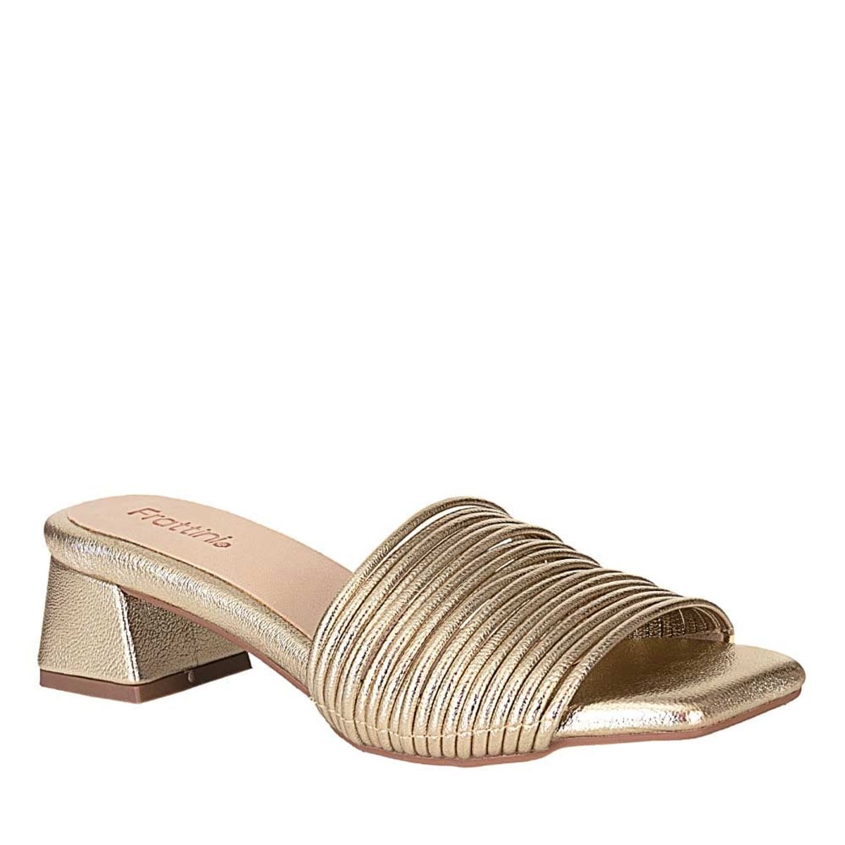 FRATTINI - Sandalia tacon de Mujer marca FRATTINI en Color DORADO  / SAND.1390