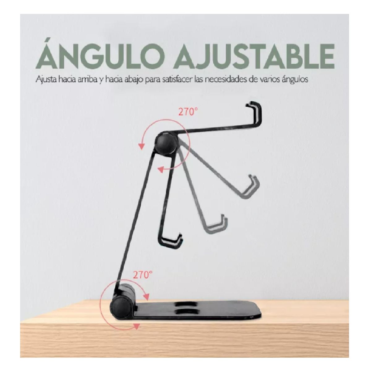 GENERICO - SOPORTE PARA CELULAR MULTICOLOR SENCILLO