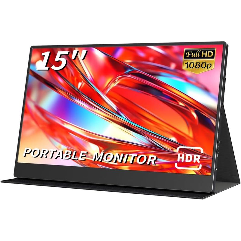 GENERICO - Monitor Portátil 15 Pulgadas Fhd 1080p Usb C