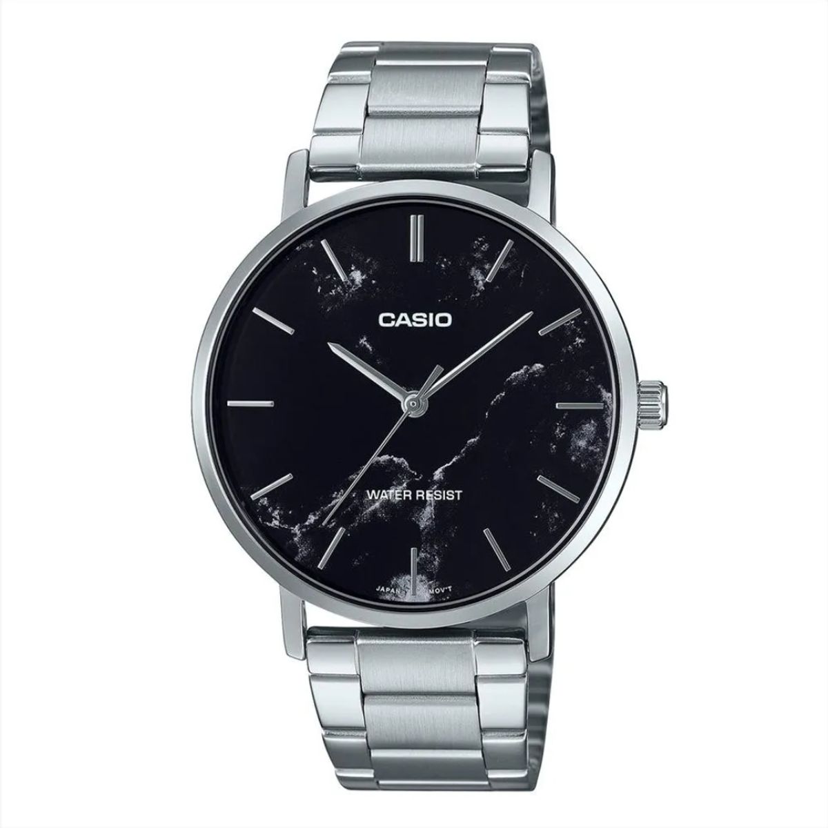 CASIO - Reloj Casio mtp-vt01dm-1audf Para Caballero Original - Plateado