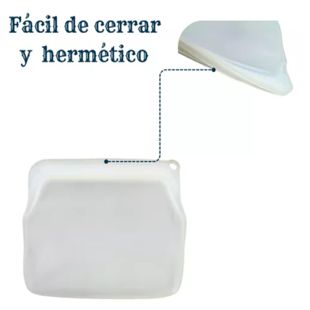 GENERICO - BOLSA TERMICA REUTILIZABLE BOLSA HERMETICA EN SILICONA