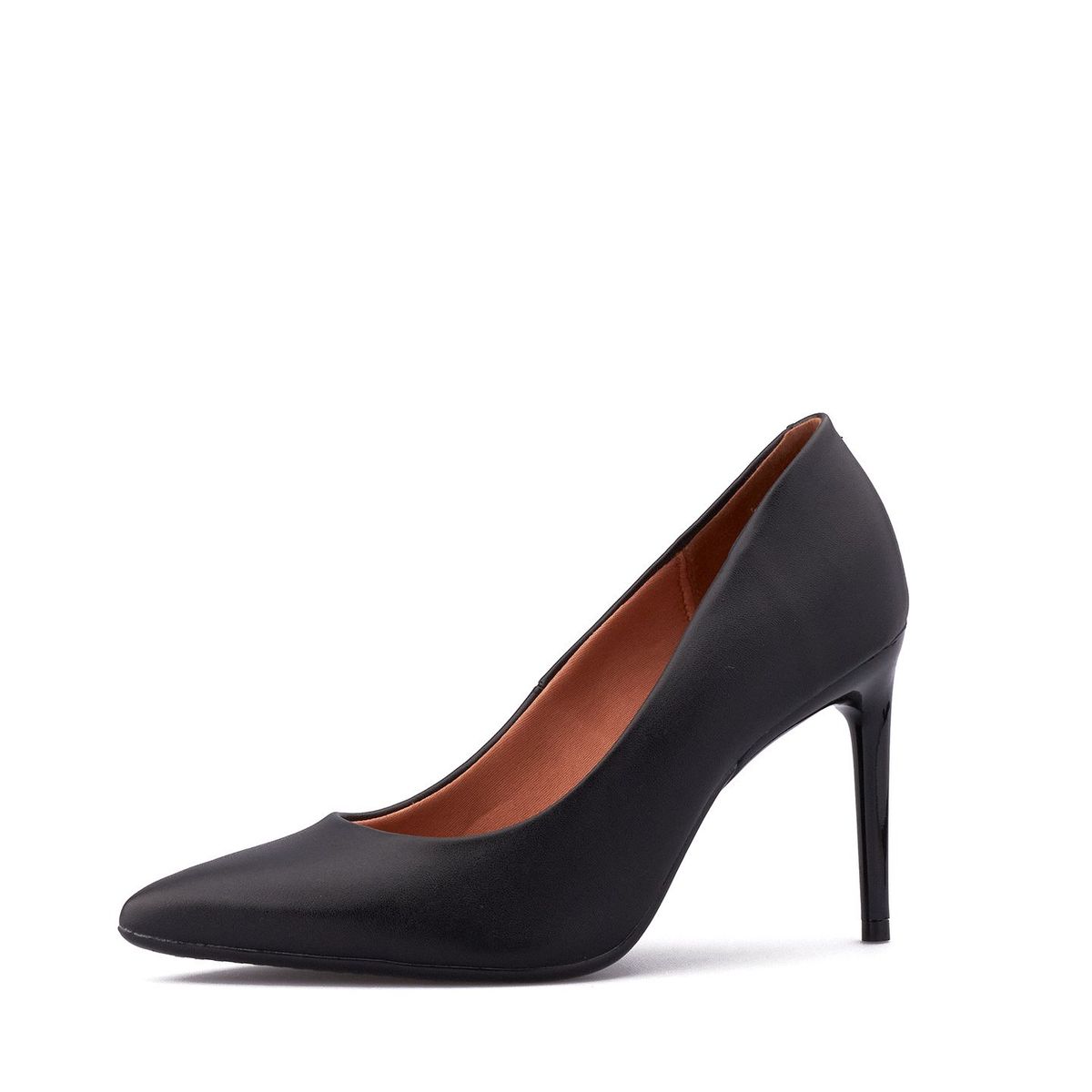 VIZZANO - Tacón Alto Negro-Pelica Vizzano