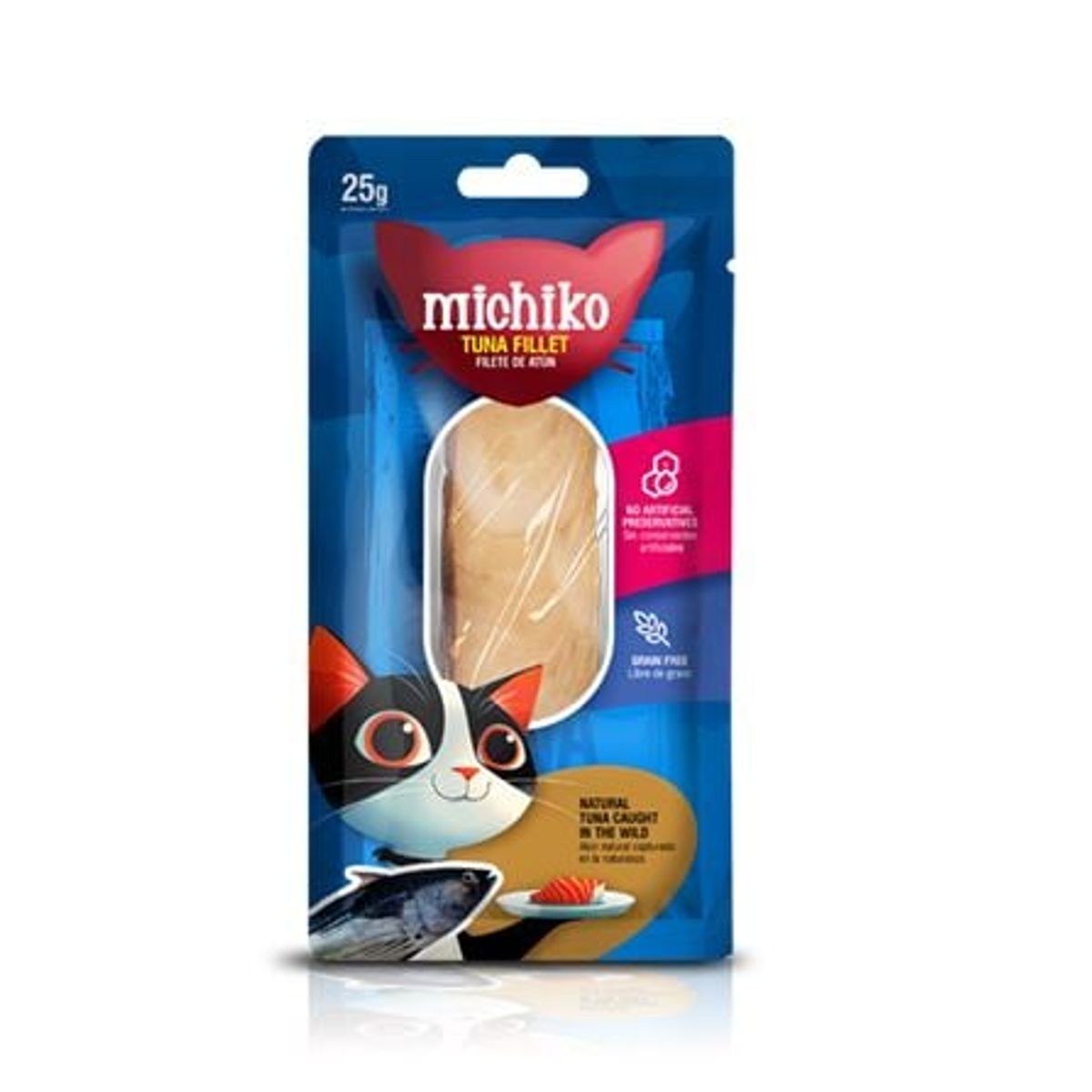 CATLIKE - Michiko Filete De Atun Natural X 25gr